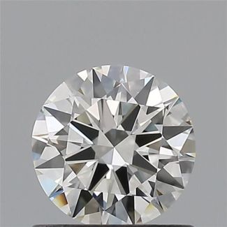 0.63 Carat Round H VVS2 EX IGI Natural Diamond