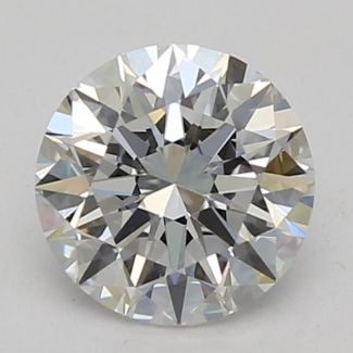 0.52 Carat Round D VVS1 EX GIA Natural Diamond