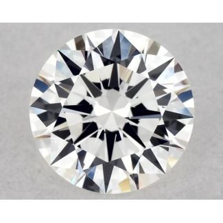 0.35 Carat Round G VVS2 EX VG GIA Natural Diamond