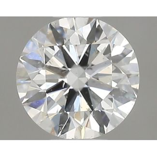 0.5 Carat Round H SI1 EX GIA Natural Diamond