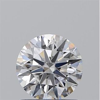 0.92 Carat Round D VVS1 EX GIA Natural Diamond