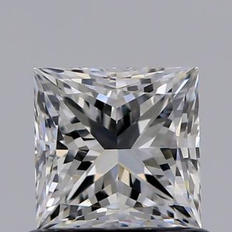 0.70 Carat Princess F VS1 - EX VG GIA Natural Diamond