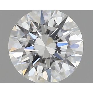 0.33 Carat Round G VVS1 EX GIA Natural Diamond