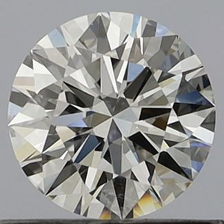 0.57 Carat Round F IF EX GIA Natural Diamond