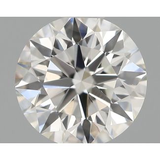 0.64 Carat Round H VS2 EX GIA Natural Diamond