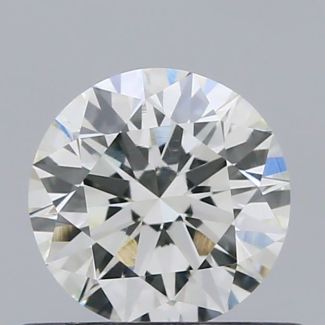 0.5 Carat Round F VVS1 EX GIA Natural Diamond