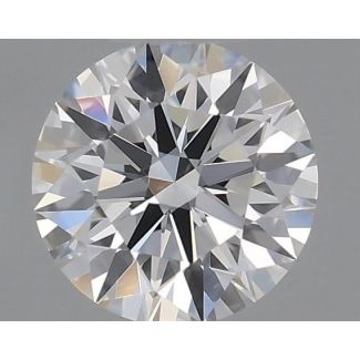 0.42 Carat Round G VVS1 EX GIA Natural Diamond