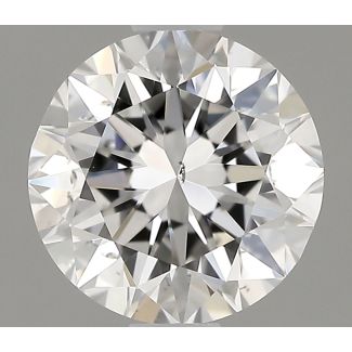 0.91 Carat Round G SI1 VG EX GIA Natural Diamond