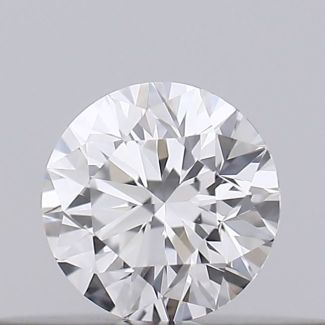 0.17 Carat Round D VS1 EX GIA Natural Diamond