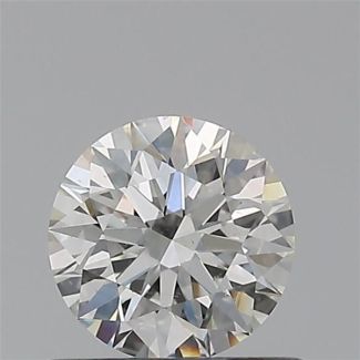 0.51 Carat Round G SI1 EX GIA Natural Diamond