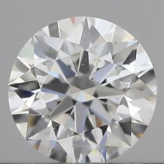 0.40 Carat Round D SI1 EX GIA Natural Diamond