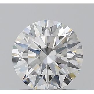 0.8 Carat Round F SI1 EX GD GIA Natural Diamond