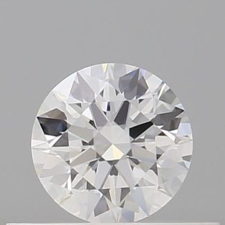 0.34 Carat Round D VVS1 EX GIA Natural Diamond