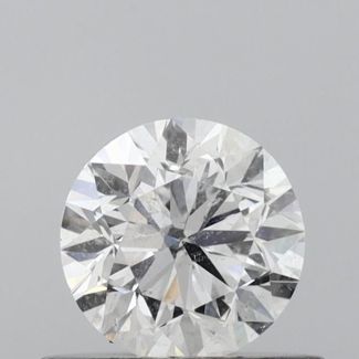 0.5 Carat Round E SI2 VG EX GIA Natural Diamond