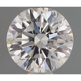 0.81 Carat Round H VVS2 EX IGI Natural Diamond