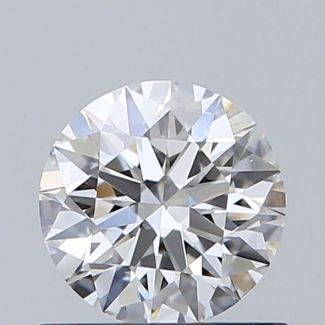 0.6 Carat Round F VS2 EX GIA Natural Diamond