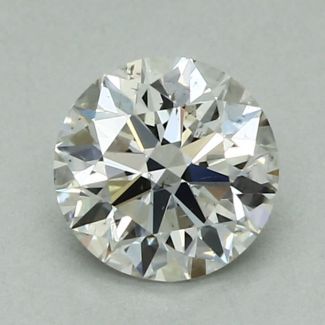 0.4 Carat Round F SI1 EX GIA Natural Diamond