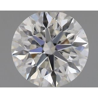 0.55 Carat Round G VS1 EX GIA Natural Diamond