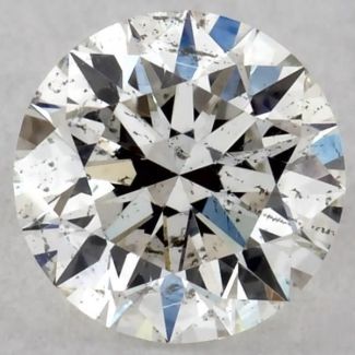 0.31 Carat Round H SI2 EX GIA Natural Diamond