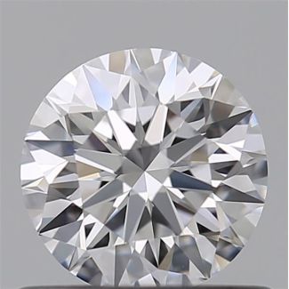 0.62 Carat Round D VVS1 EX GIA Natural Diamond