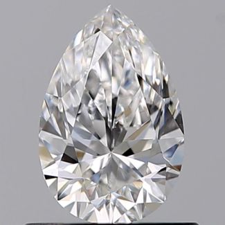 0.56 Carat Pear D VS1 - EX VG GIA Natural Diamond