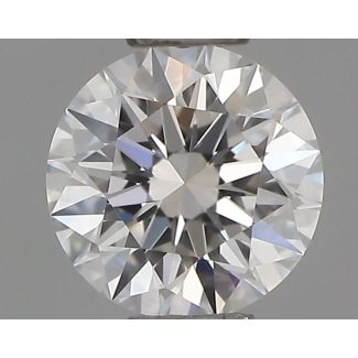 0.34 Carat Round F IF EX GIA Natural Diamond