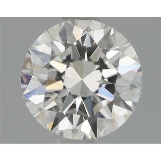 0.70 Carat Round H VS1 EX GIA Natural Diamond