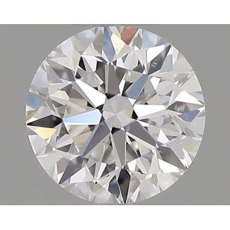 0.50 Carat Round D VS2 VG EX GIA Natural Diamond