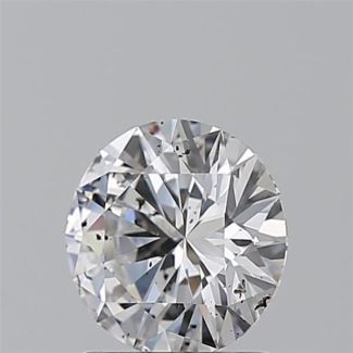 1.12 Carat Round D SI2 EX GIA Natural Diamond