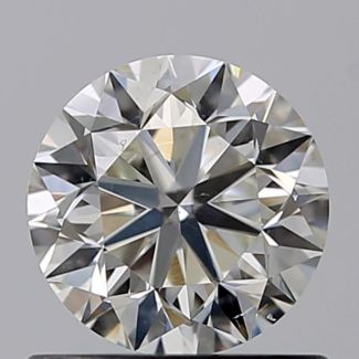 0.70 Carat Round I SI1 VG EX GIA Natural Diamond