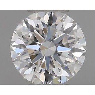 0.40 Carat Round G VS2 EX GIA Natural Diamond