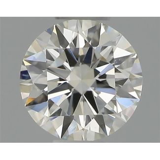 0.30 Carat Round H VS2 EX IGI Natural Diamond