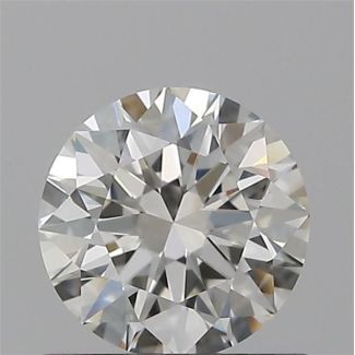 0.61 Carat Round H VVS1 EX GIA Natural Diamond