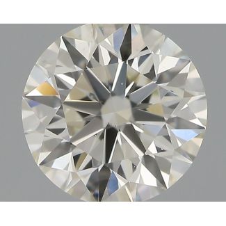 0.54 Carat Round H VS1 EX IGI Natural Diamond