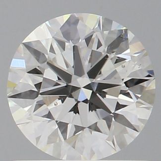 0.75 Carat Round H SI1 EX GIA Natural Diamond