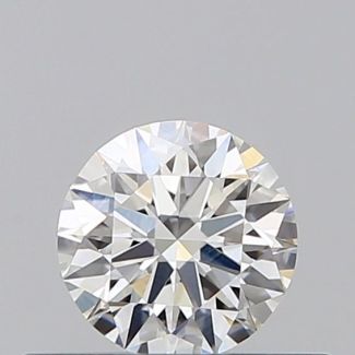 0.36 Carat Round F VVS1 EX VG GIA Natural Diamond