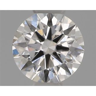 0.30 Carat Round F SI1 EX IGI Natural Diamond