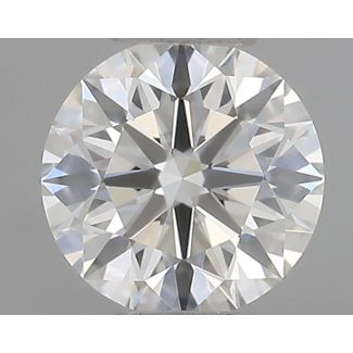 0.50 Carat Round H VVS2 EX IGI Natural Diamond