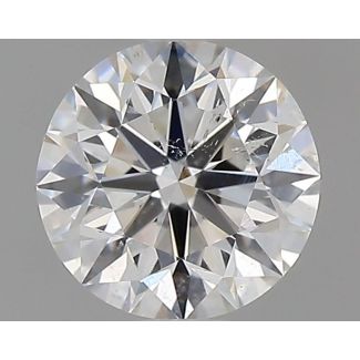 0.5 Carat Round G SI1 EX GIA Natural Diamond