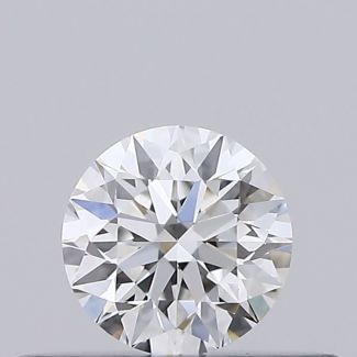 0.23 Carat Round F VVS1 EX GIA Natural Diamond