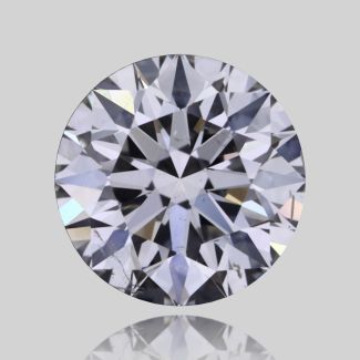 0.7 Carat Round H SI2 EX GIA Natural Diamond