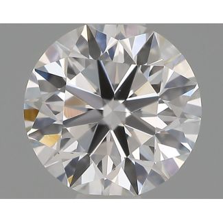 0.5 Carat Round D VVS2 VG EX GIA Natural Diamond