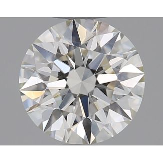 0.62 Carat Round H VS1 EX IGI Natural Diamond