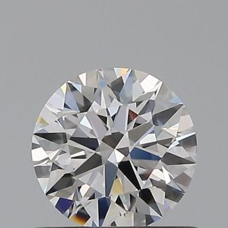 0.6 Carat Round F VVS1 EX GIA Natural Diamond