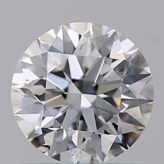 0.71 Carat Round D SI1 EX GIA Natural Diamond