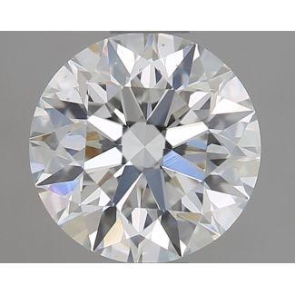 0.83 Carat Round F VS2 EX GIA Natural Diamond