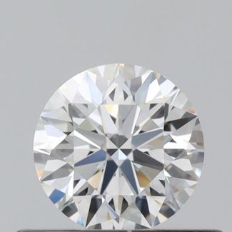 0.43 Carat Round H IF EX GIA Natural Diamond