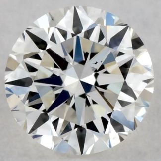 0.23 Carat Round I VS1 VG EX GIA Natural Diamond