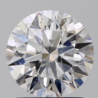 1.31 Carat Round F SI2 EX GIA Natural Diamond