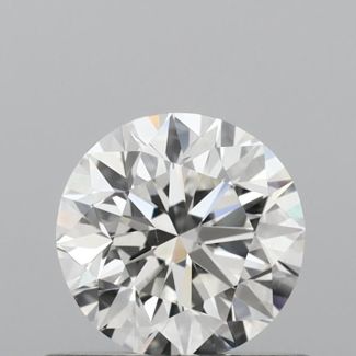 0.6 Carat Round H VS1 EX GIA Natural Diamond